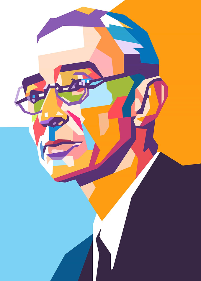 Oppenheimer Pop Art Portrait