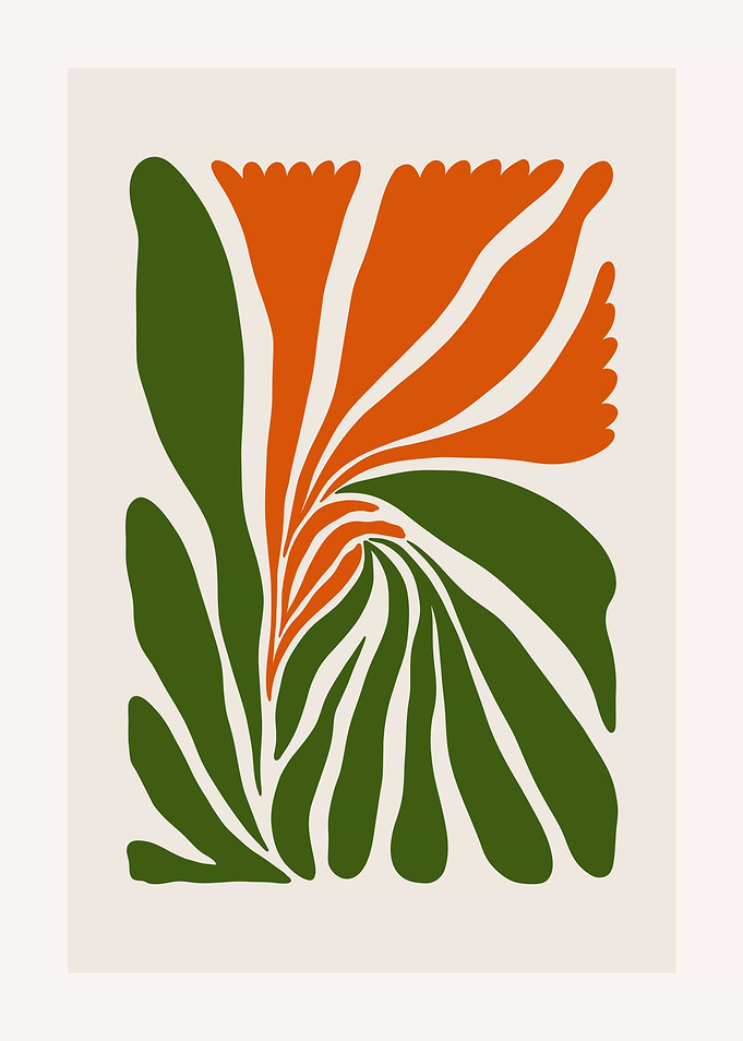 Abstract Floral Art Print