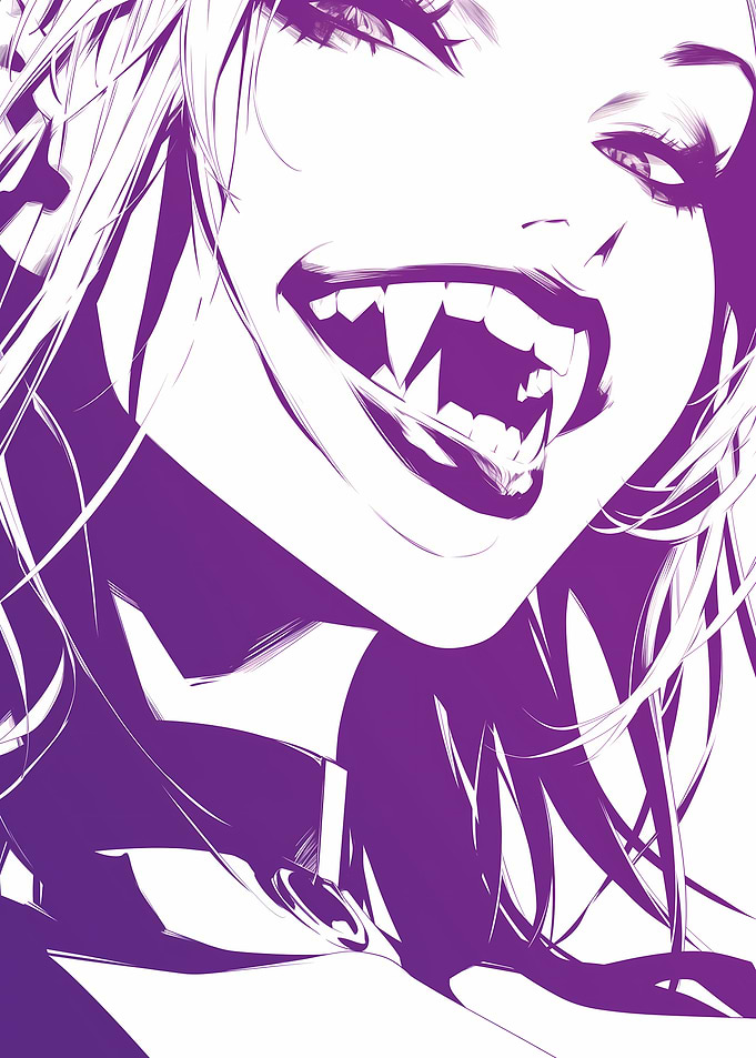 Vampire Girl Portrait