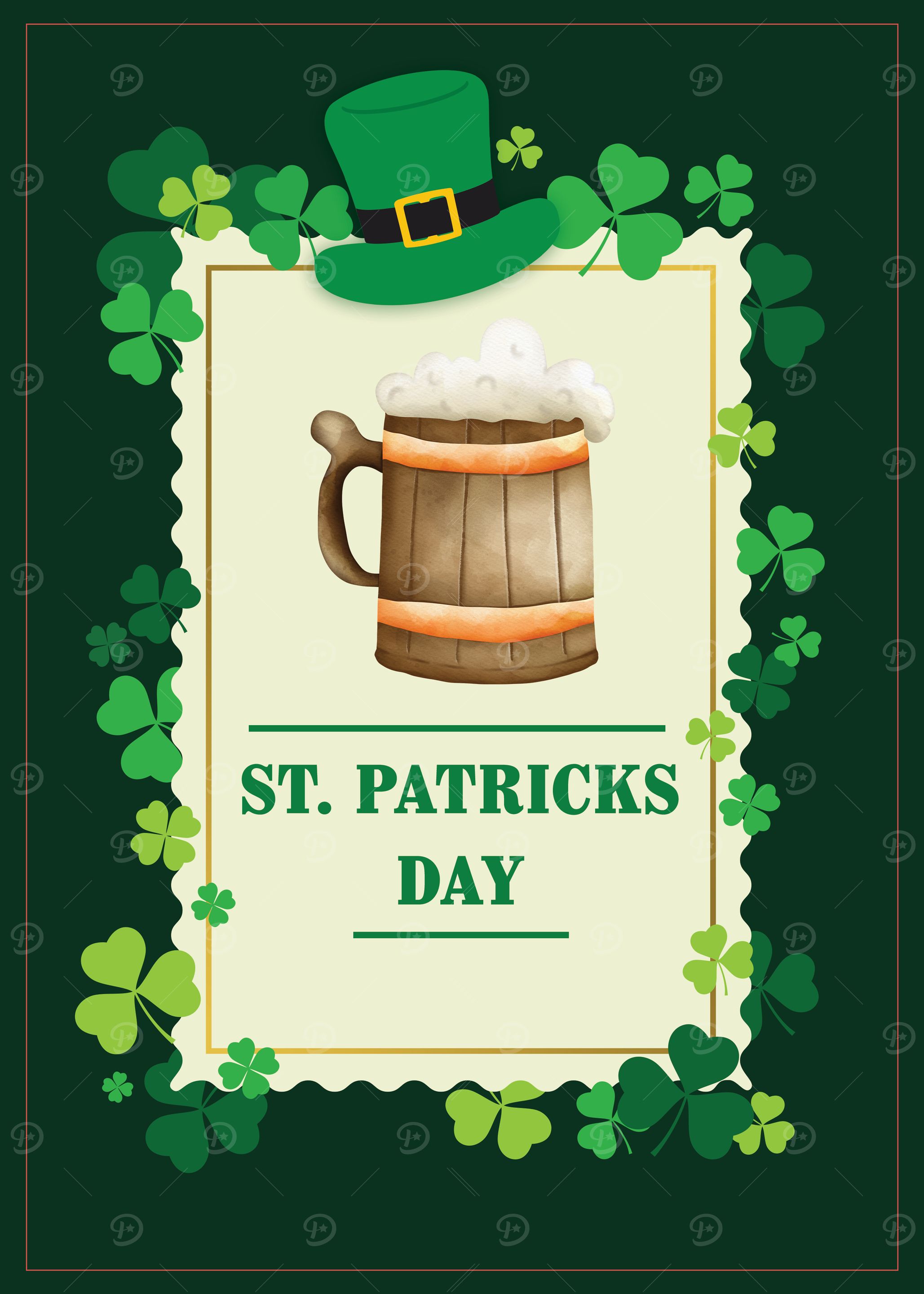St. Patrick's Day Beer Mug