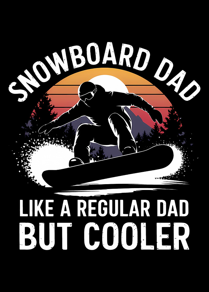 Snowboard Dad Graphic