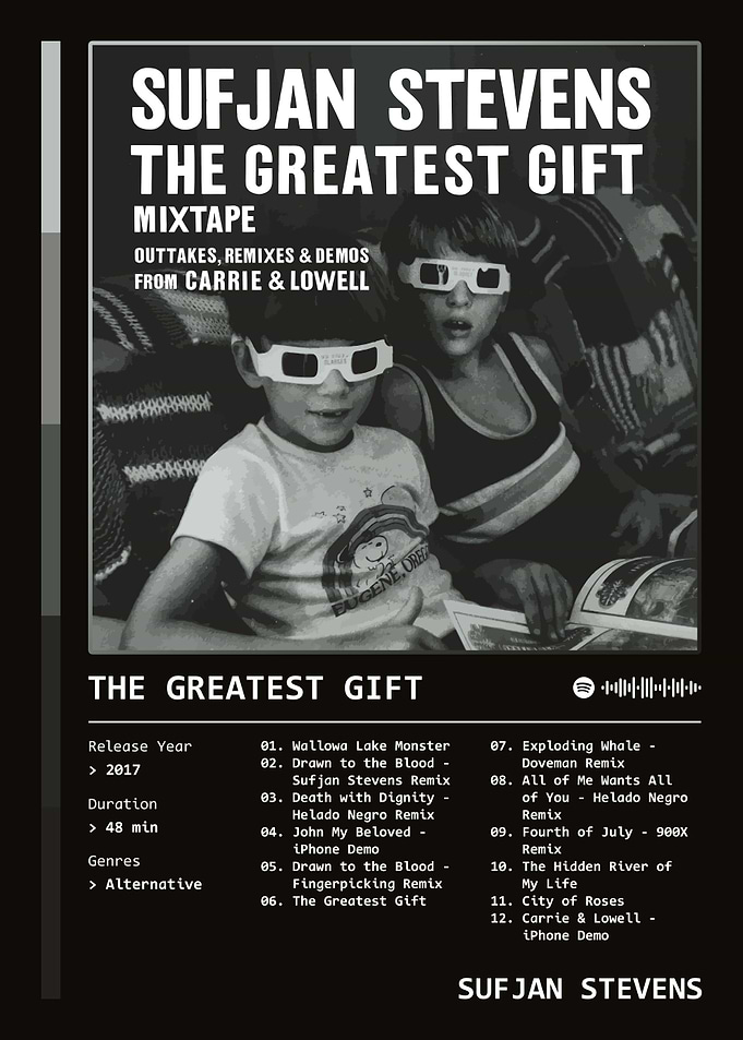 The Greatest Gift (2017) Album by Sufjan Stevens