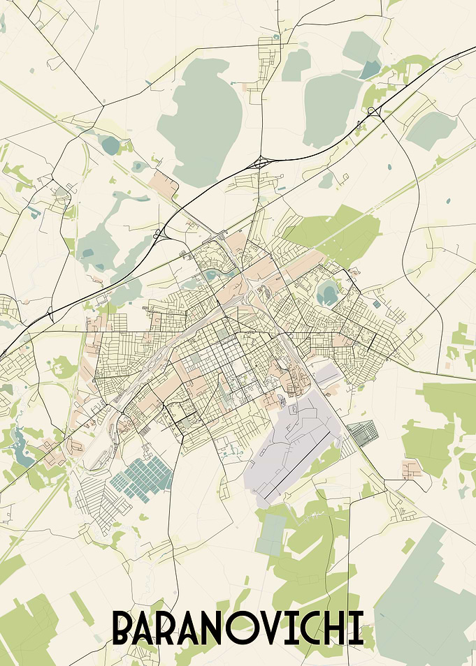 Baranovichi City Map