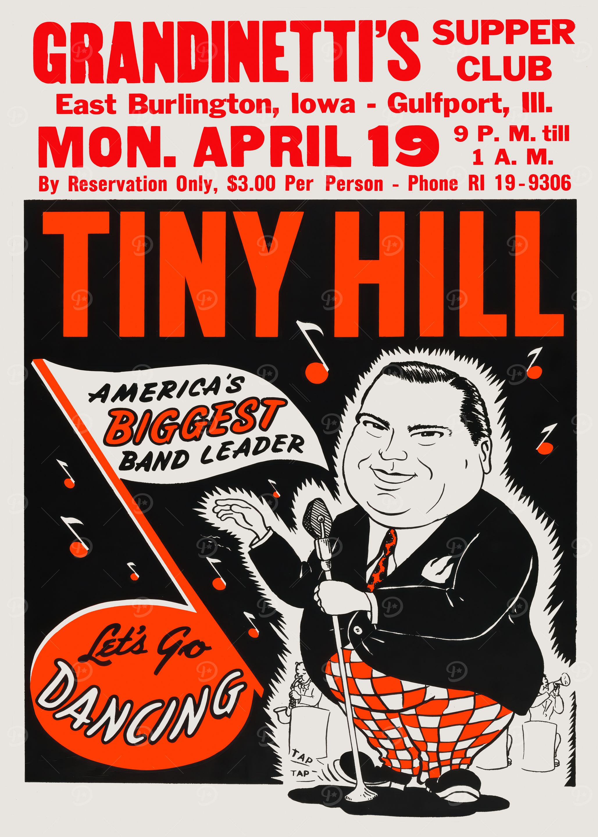 Tiny Hill Concert Poster