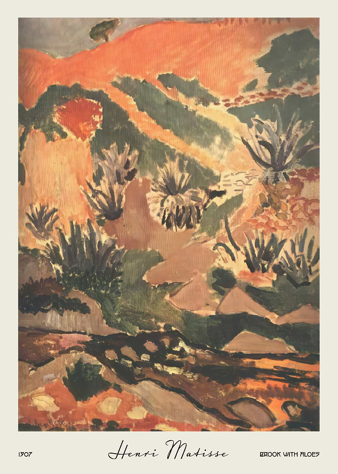 Matisse Landscape Brook with Aloes