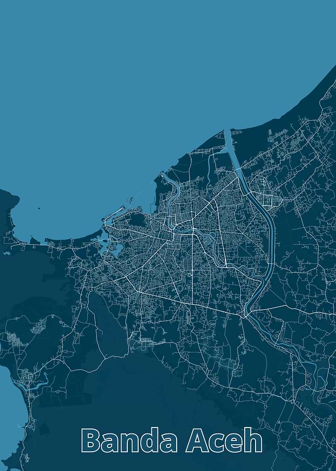Banda Aceh City Map