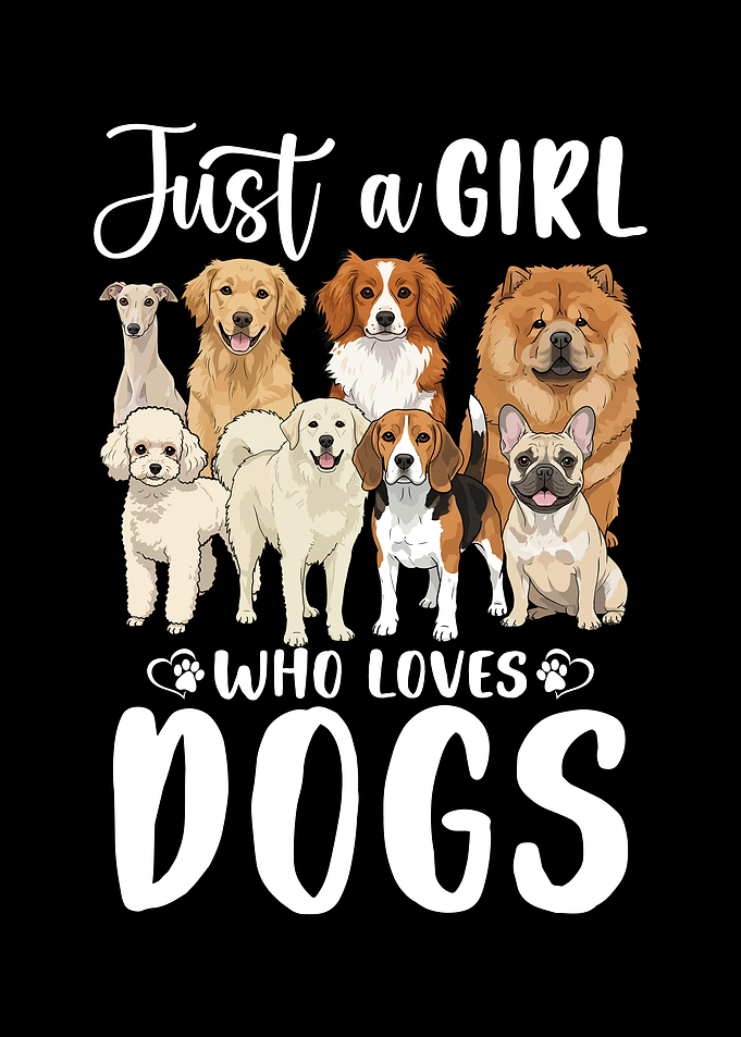 Dog Lover Girl Graphic