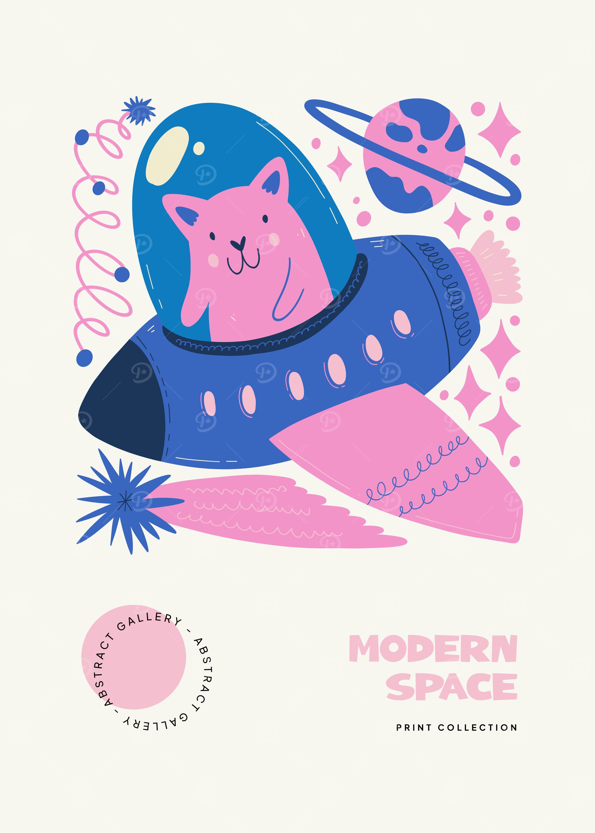 Cat in Space Rocket