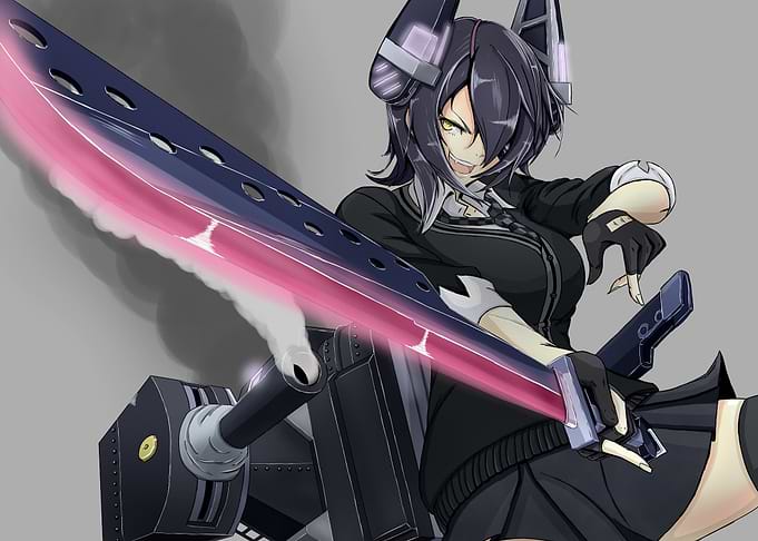 Anime Girl with Sword