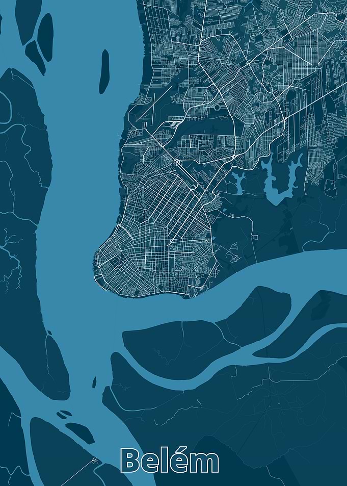 Belem City Map
