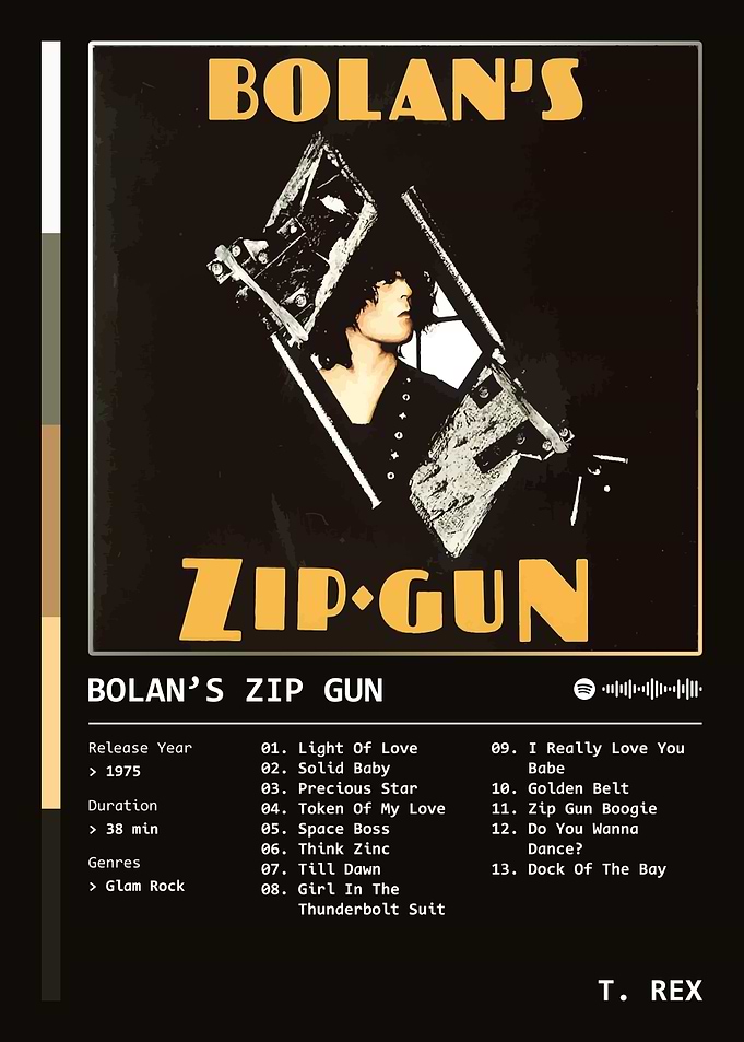 Bolan's Zip Gun (1975) Album by T. Rex