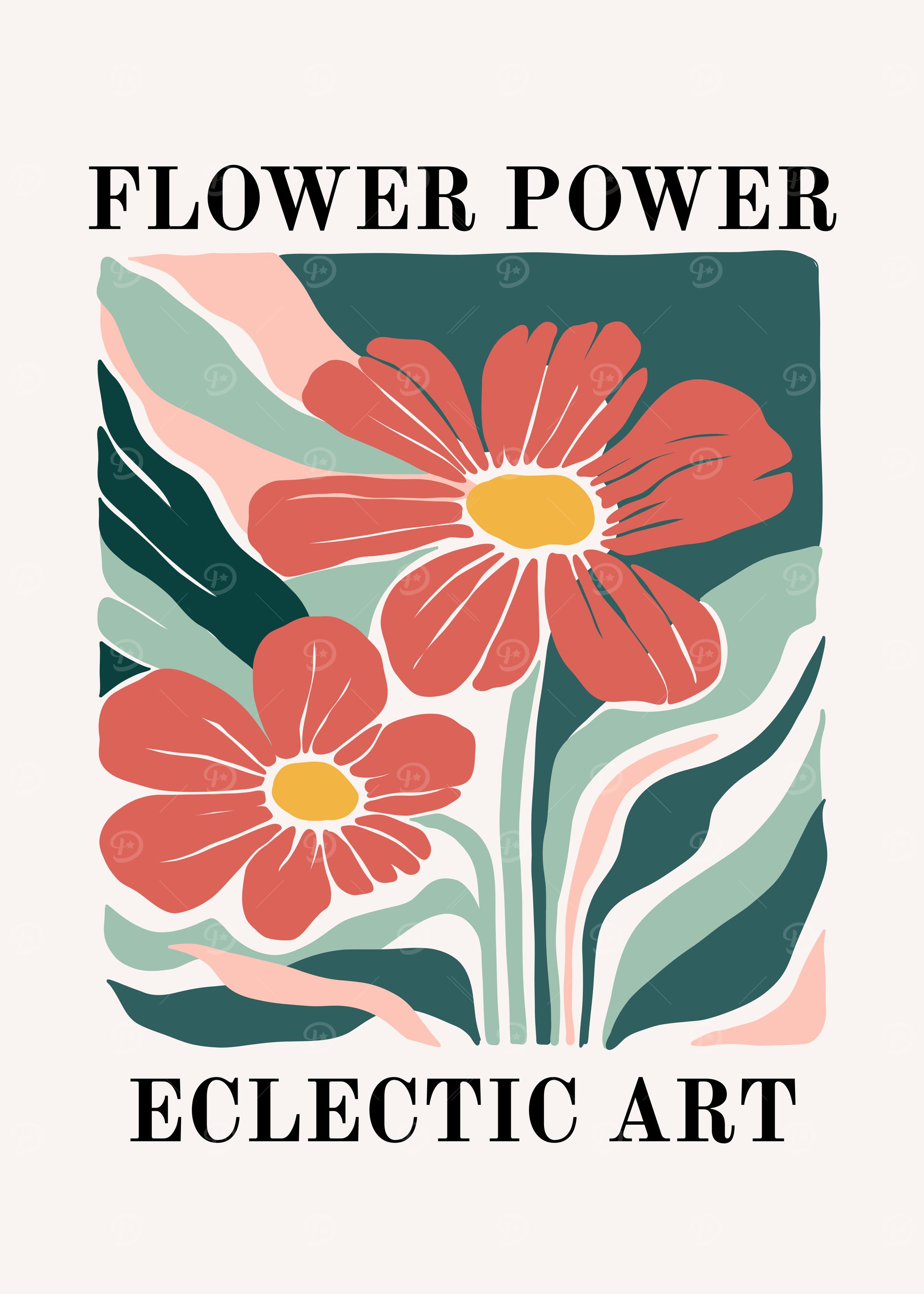 Flower Power Art Print