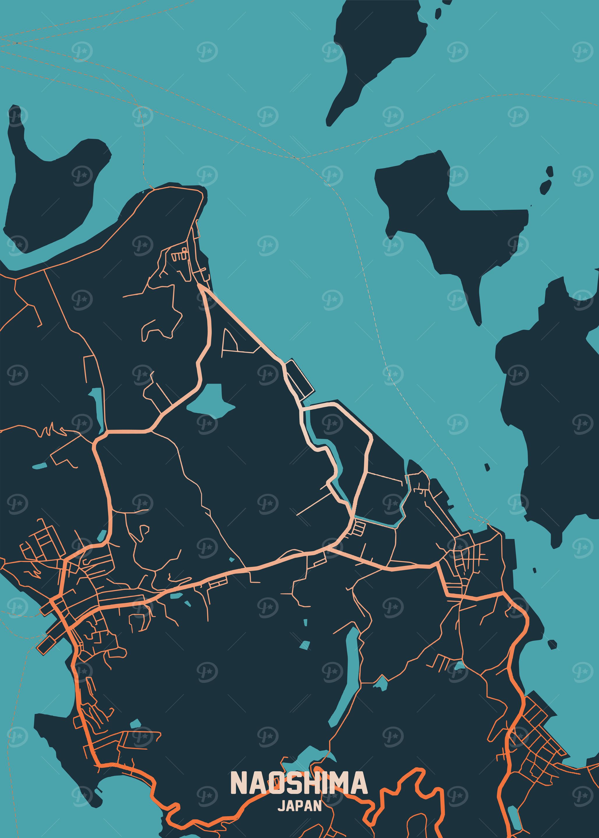 Naoshima Island Map