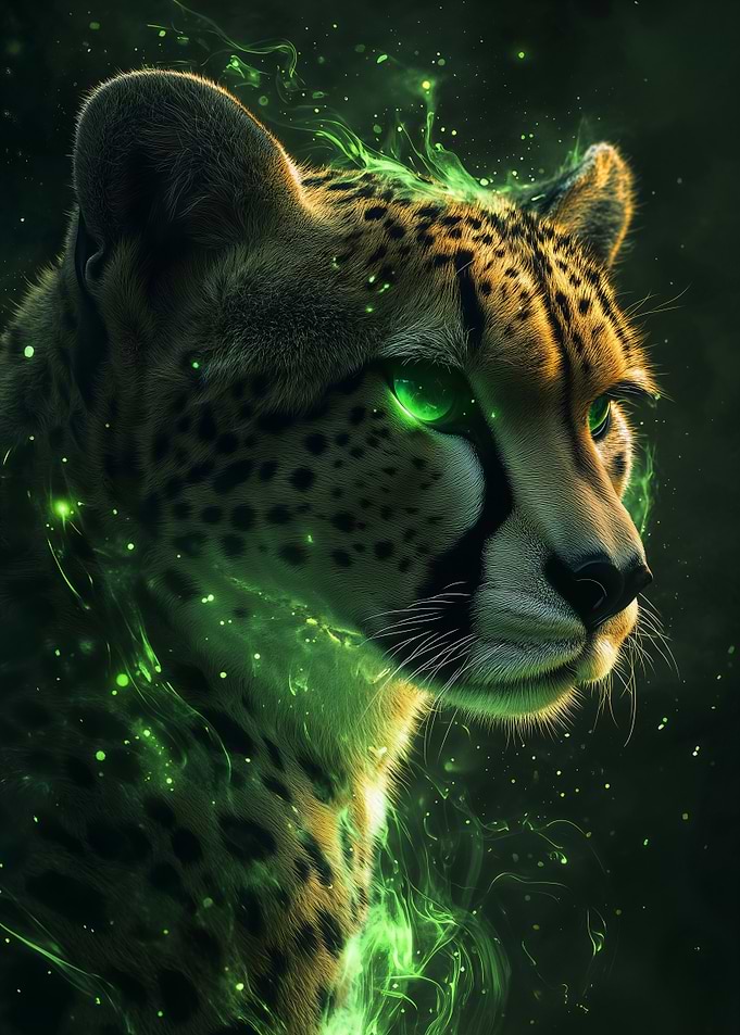 Green Spirit Cheetah
