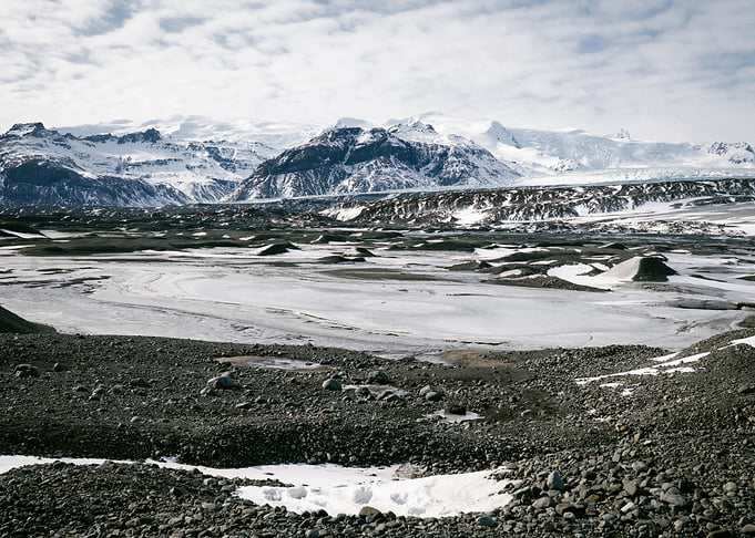 Jökulsárlón Icelandic Glacier Landscape