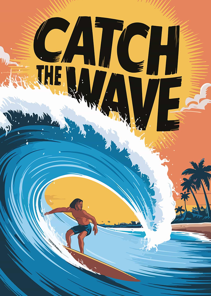 Catch the Wave Surfer