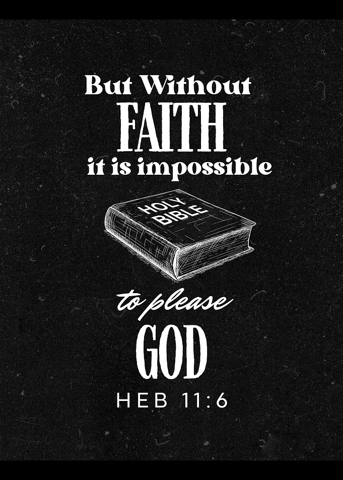 Faith Quote with Bible