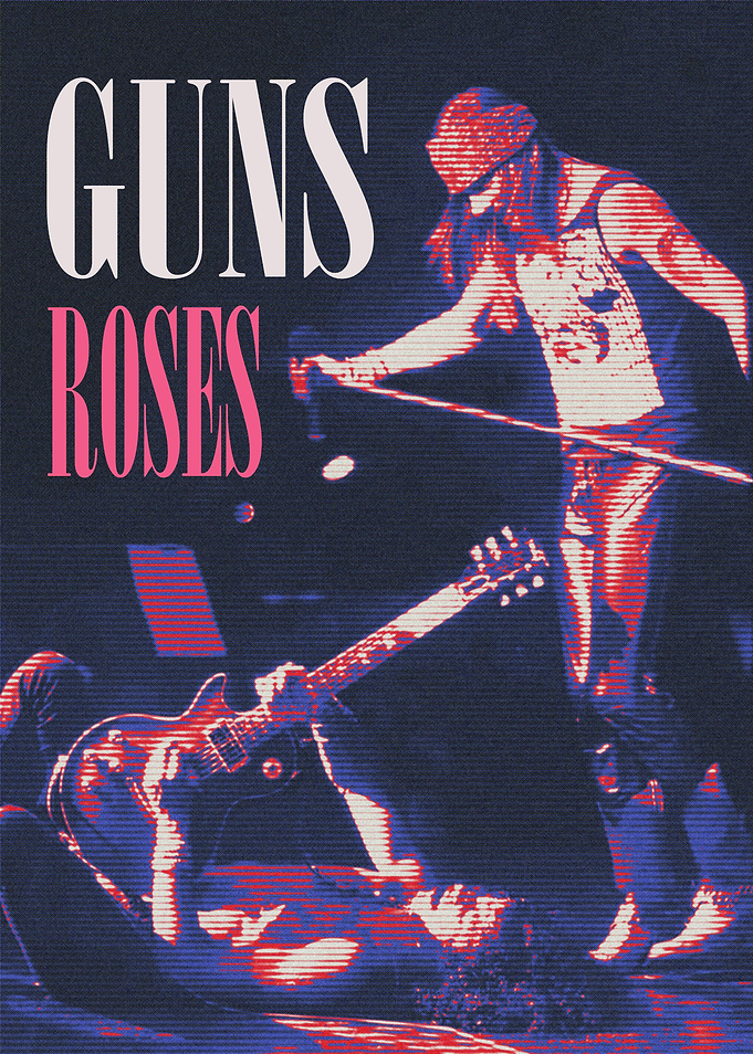 Guns N' Roses Band Poster