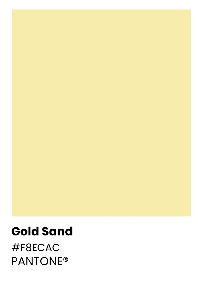Pantone Gold Sand Color