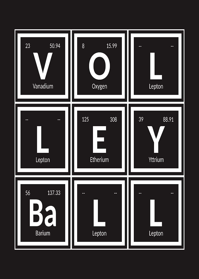 Volleyball Periodic Table
