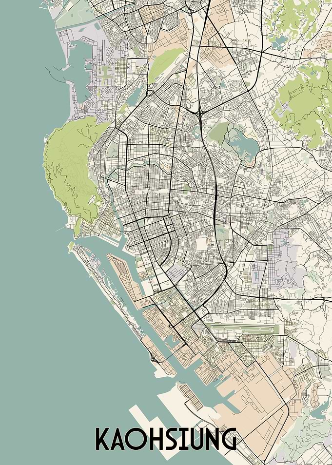 Kaohsiung City Map