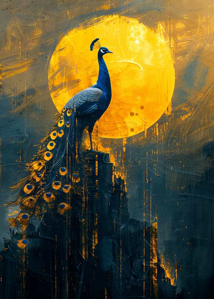 Gold Sun Peacock
