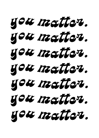 You Matter Print