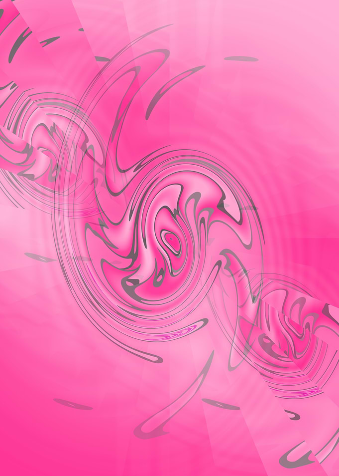 Abstract Pink Swirls Twisted Pattern