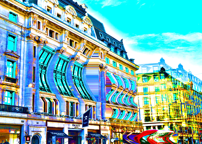 Distorted Cityscape