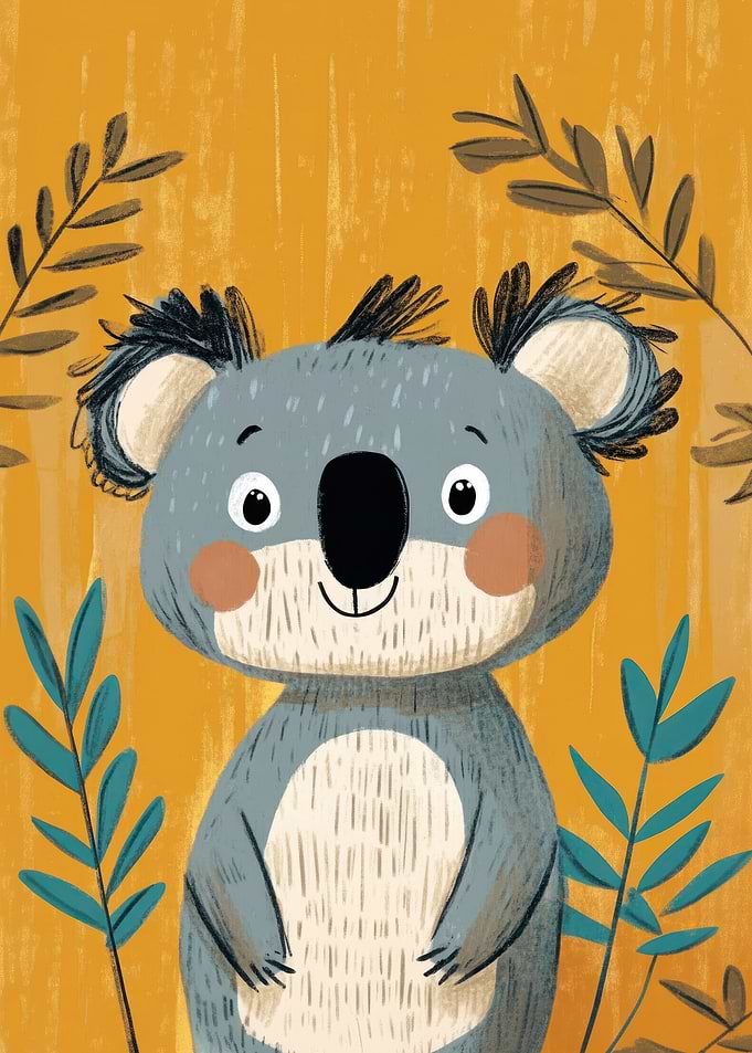 Cute Koala Illustration