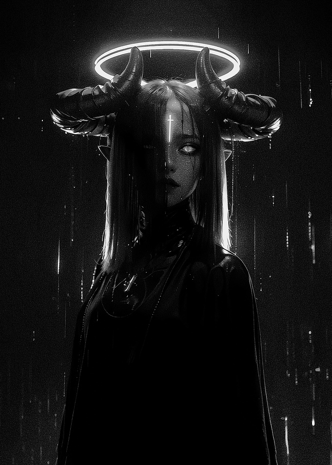 Angel with Horns
