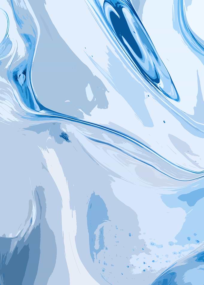 Abstract Blue Swirls