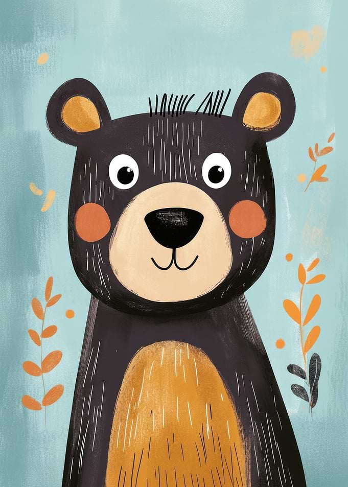 Cute Cartoon Bear