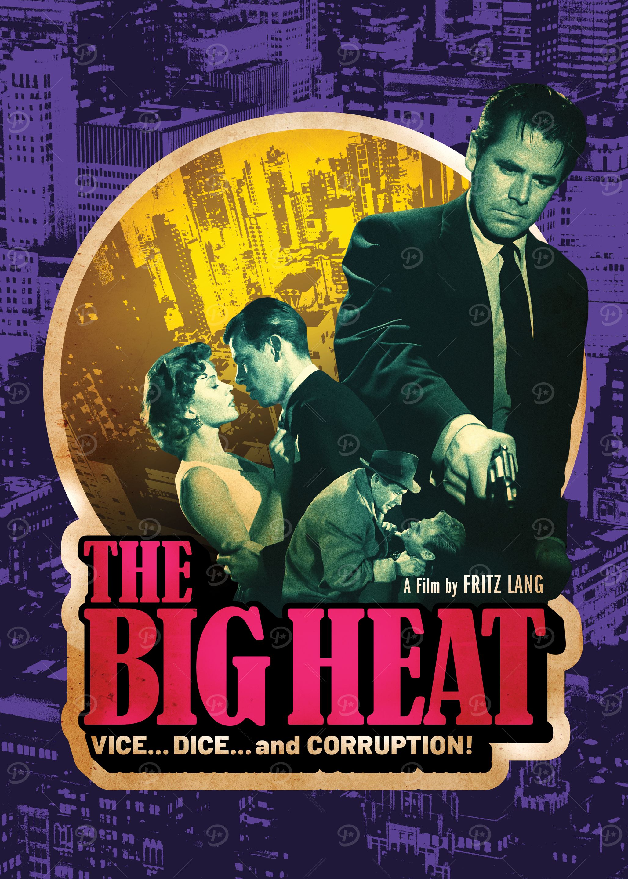 The Big Heat Film Noir Movie Poster