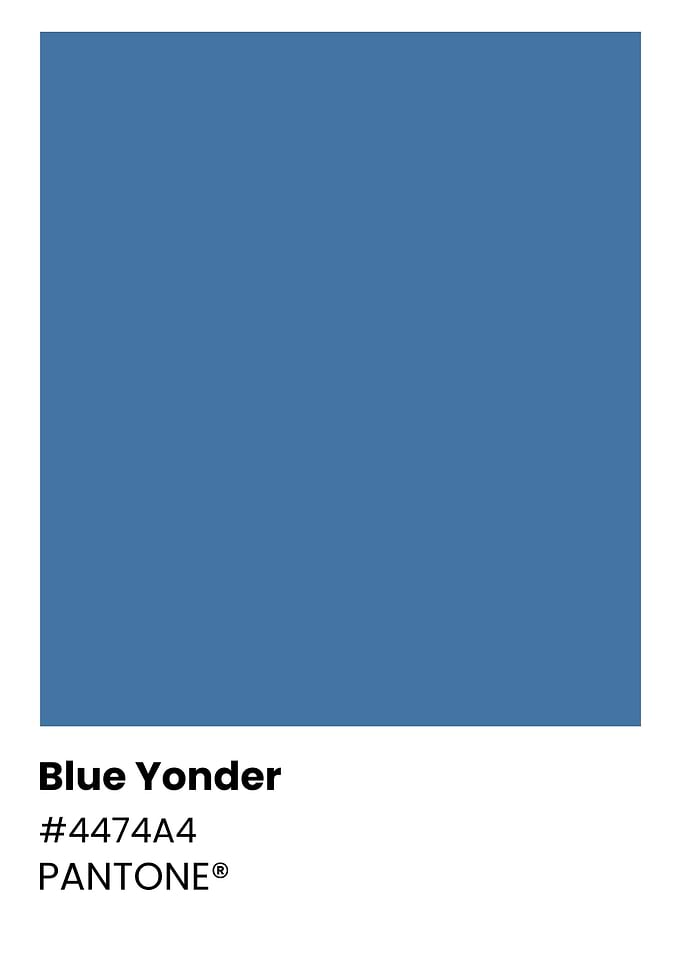 Pantone Blue Yonder Color