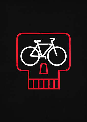 Skull Bicycle Cyclist