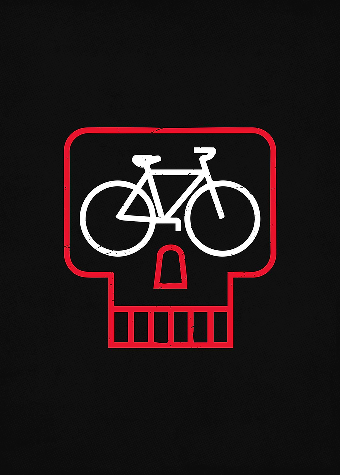 Skull Bicycle Cyclist