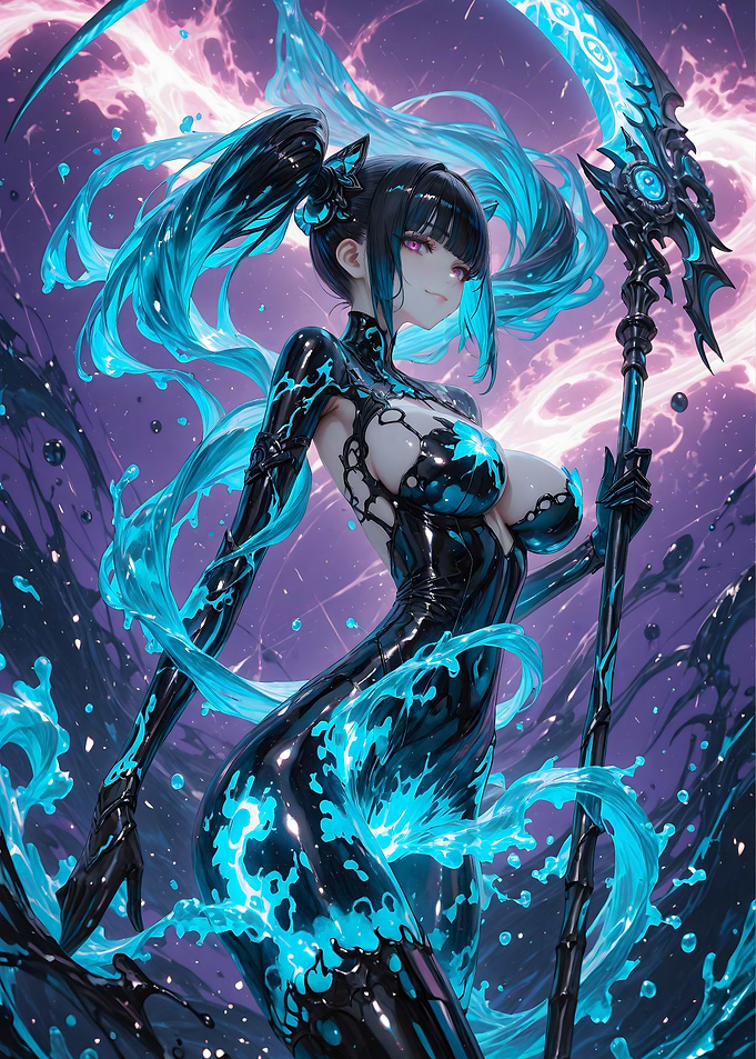 Anime Girl with Scythe
