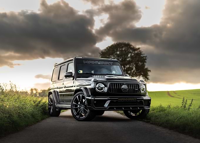 Black Mercedes G-Wagon