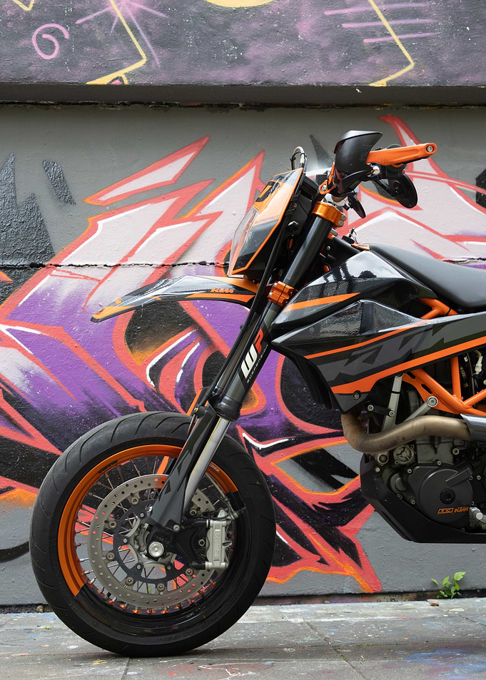 KTM Supermoto Motorcycle