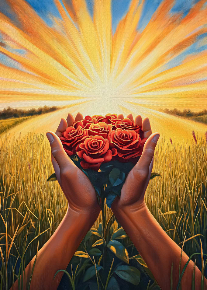 Sunlit Roses