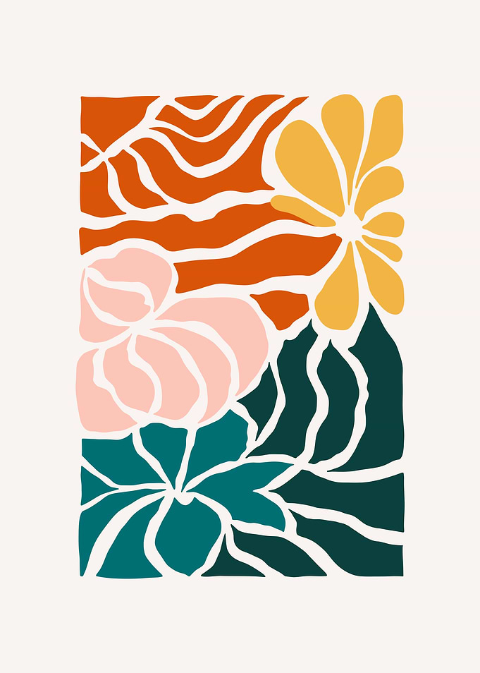 Abstract Floral Design
