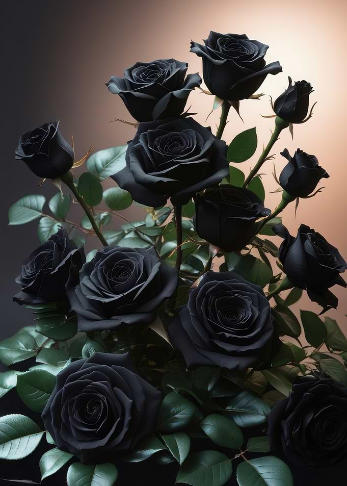 Black Roses Bouquet