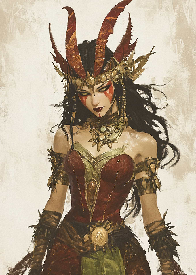 Tribal Warrior Woman