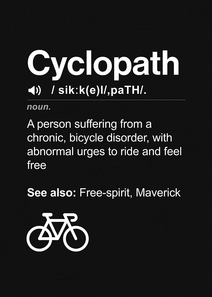 Cyclopath Definition - Bicycle Cyclist bike trail outdoor cycling