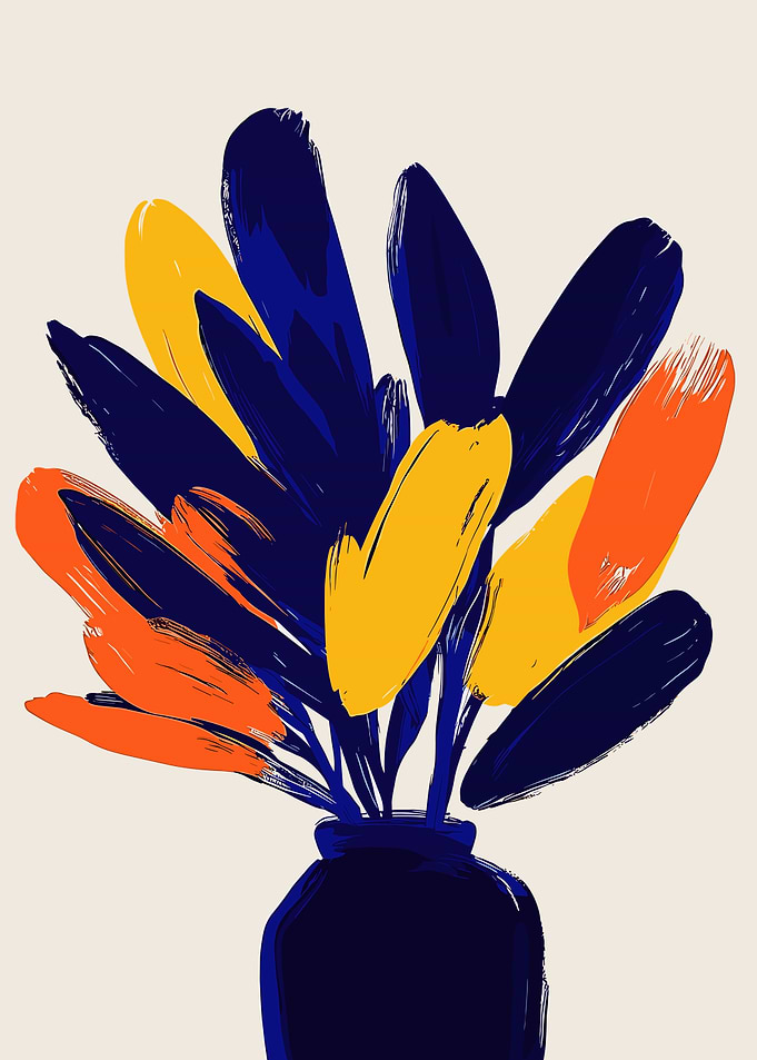 Abstract Floral Art