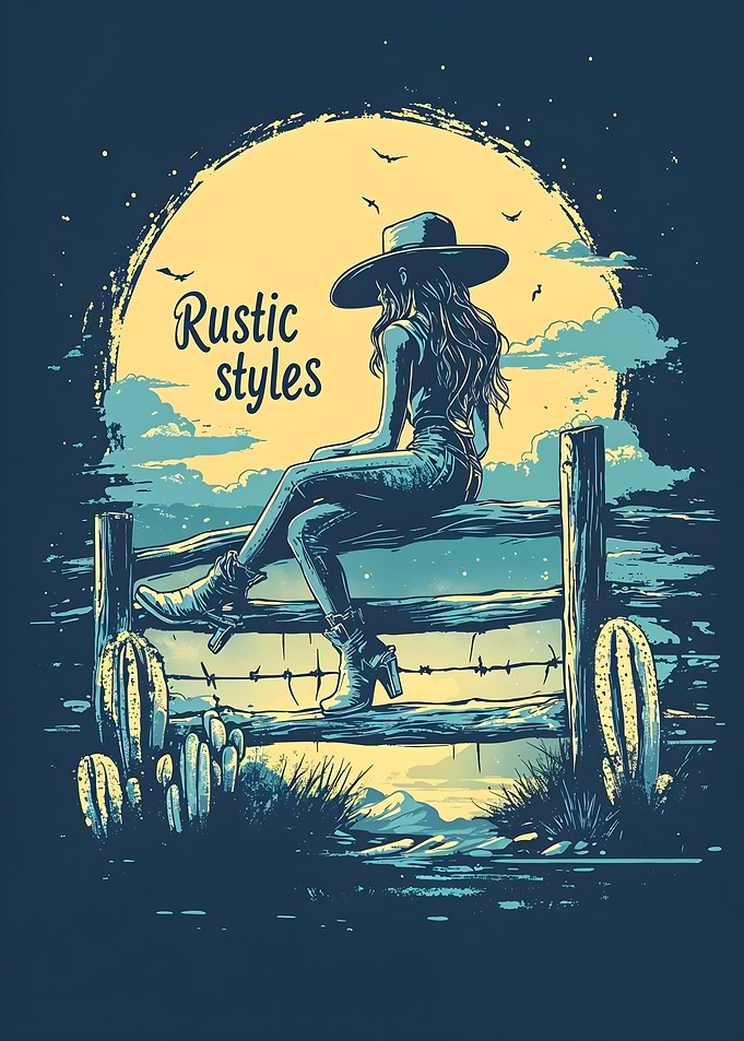 Cowgirl Silhouette