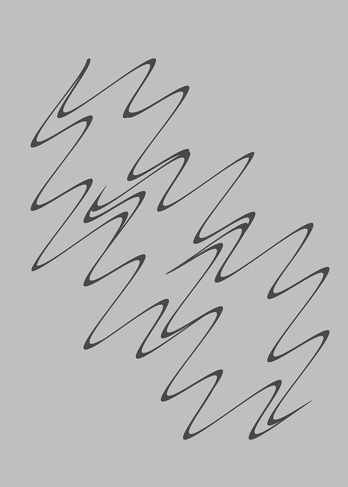 Abstract Grey and Black Zigzag Pattern Design