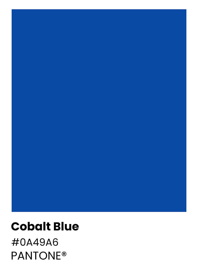 Cobalt Blue Color Swatch