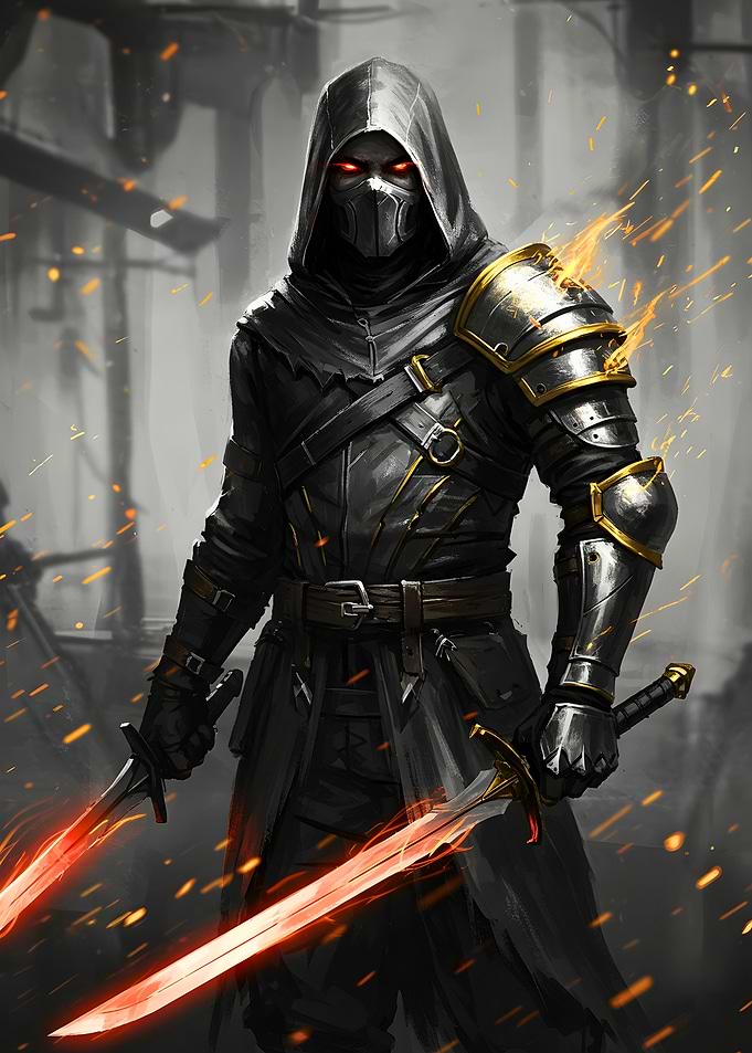 Flaming Blade Assassin